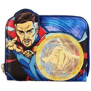 Loungefly Marvel Dr Strange Multiverse Of Madness Zip Around Wallet NWT